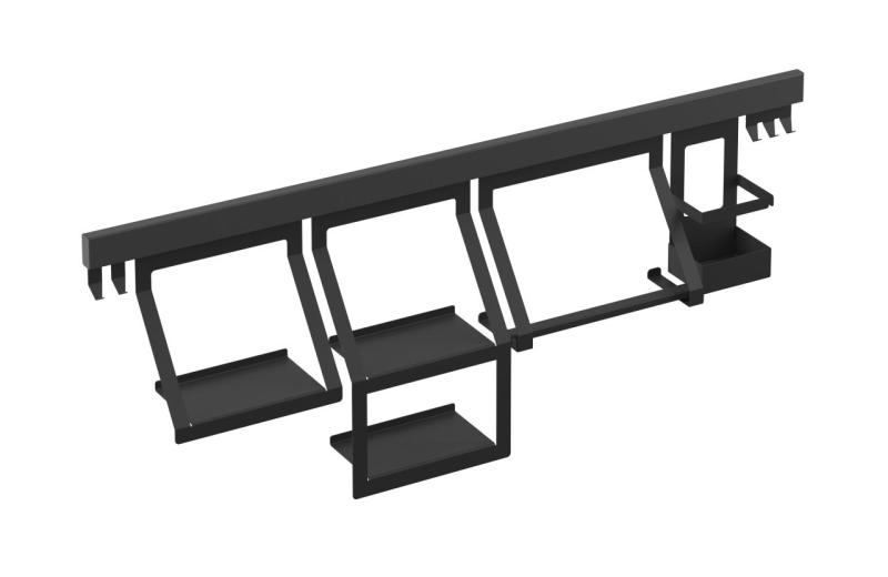 Epka Luxion Rail de Cuisine 100 cm Métal avec Fixation Invisible Noir 1208969961