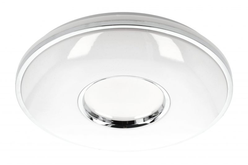 SORI LED plafonnier, Ø490mm, CCT, 48W, 3840lm, AC180-250V, 50/60 Hz, PF>0,9, IP54, télécommande, blanc, garantie de 3 ans.