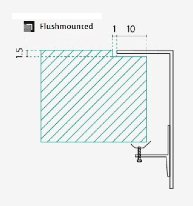 Évier en inox Banka IB5040 50 x 40 cm Installation en surface et encastrée 1208970038