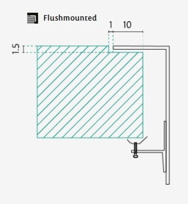 Évier Banka IB1530 en inox 168 x 318 mm Montage en surface et à fleur 1208970043