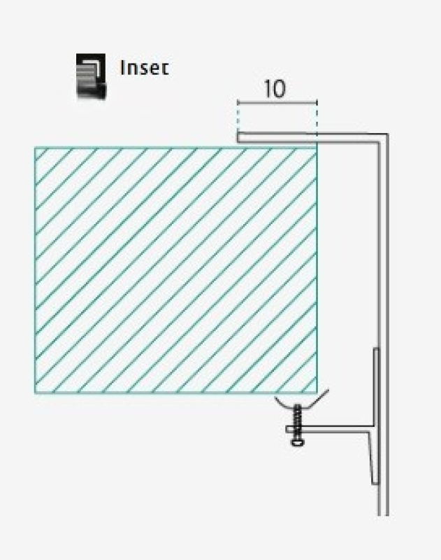 Évier Banka IB4540 en inox 45 x 40 cm Montage en surface et intégré 1208970045