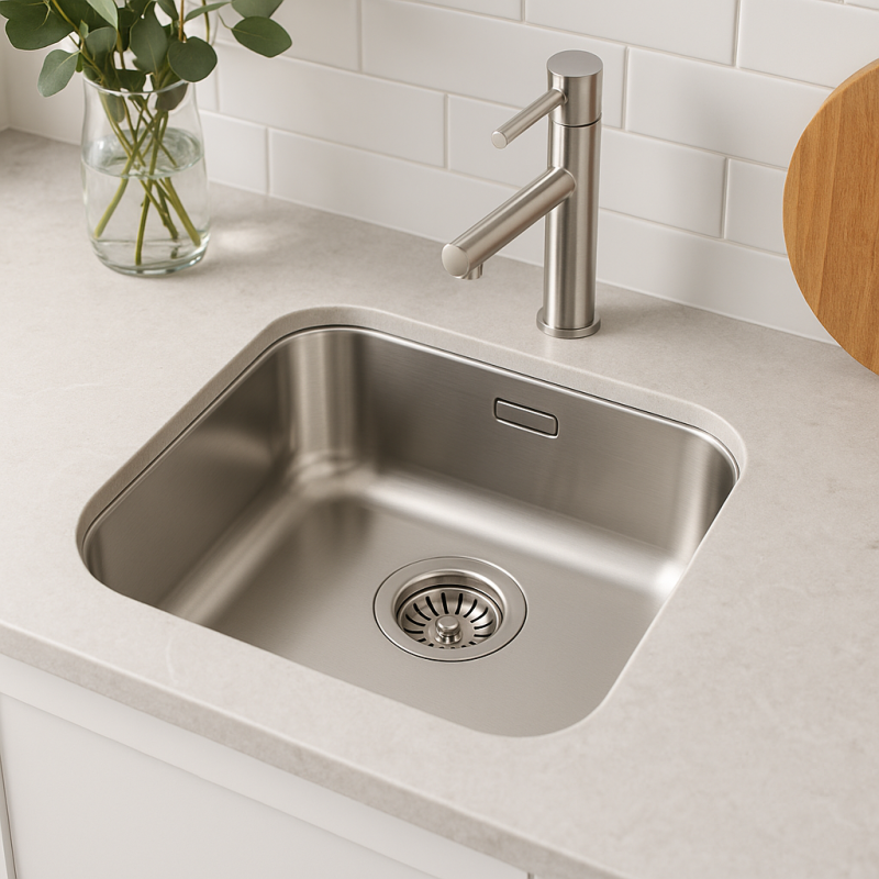 Évier en inox Banka IB3440 34 x 40 cm sous-plan 1208970046