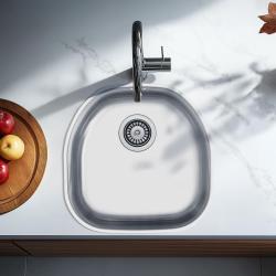 Évier encastré en inox Banka Denver 41 x 41 cm 1208970049