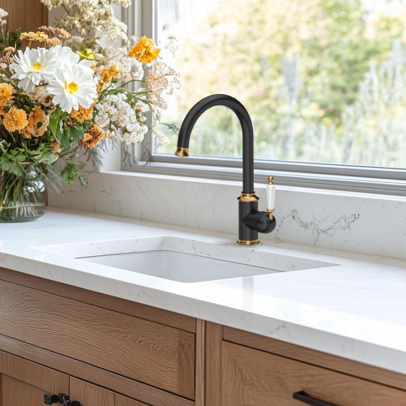 Ausmann Ceramic Ember Évier Carré en Céramique Blanc de Surface et Sous-Montage 40 x 40 cm avec Bouchon en Acier Inoxydable 1208970094