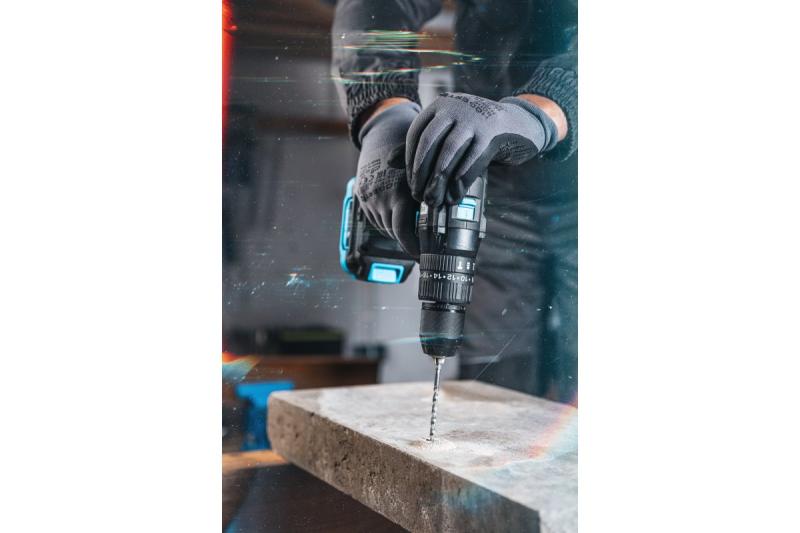 Perceuse à percussion sans balais Högert 18V pour brique, pierre, bois, métal et plastique.