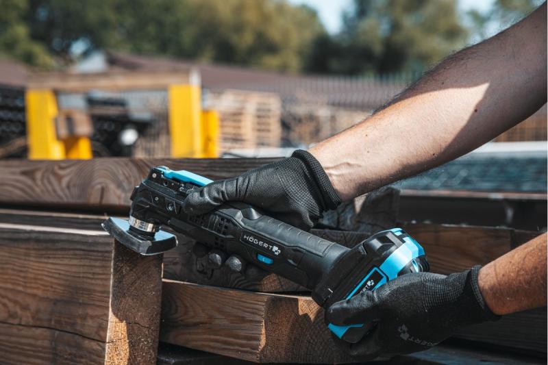 HÖGERT puissant outil multifonction sans fil, 18V, sans batterie.