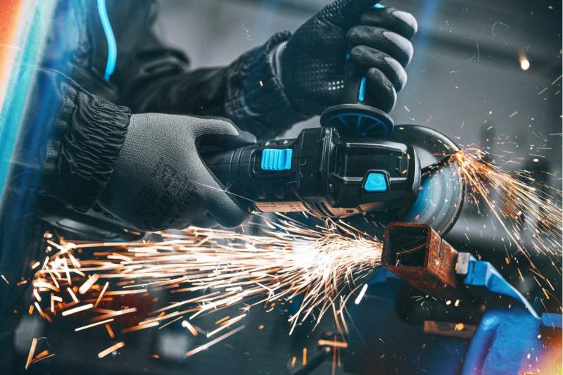 HÖGERT Meuleuse d'angle sans fil 125MM 18V - sans batterie