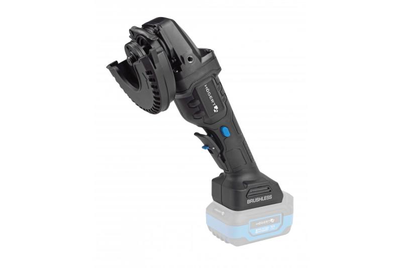 Meuleuse d'angle sans fil HÖGERT avec interrupteur à palette, 125MM, 18V - sans batterie.