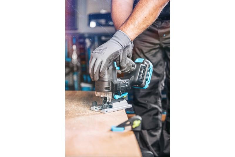 Scie sauteuse sans fil HÖGERT, 18V, poignée antivibrations - sans batterie