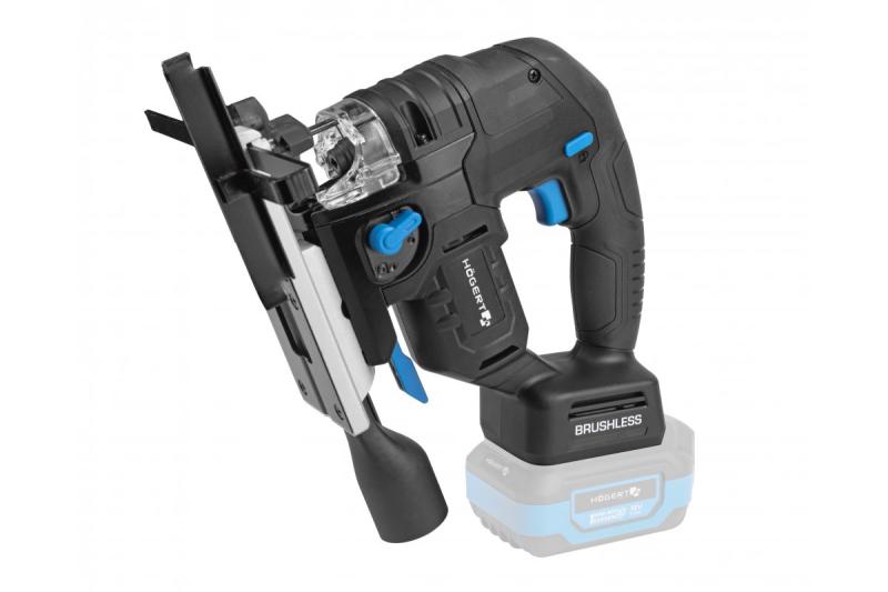 Scie sauteuse sans fil HÖGERT, 18V, poignée antivibrations - sans batterie