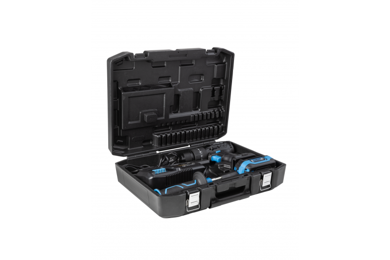 HÖGERT perceuse-visseuse à percussion sans fil, 18V pour brique, pierre, bois, métal et plastique.