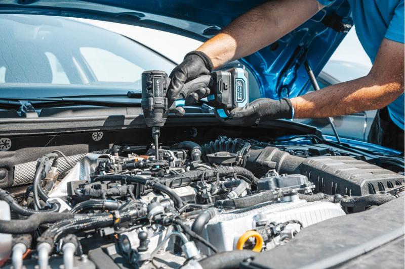 Set accu-slagmoersleutels HÖGERT 200 Nm 18V avec moteur sans balais