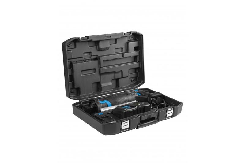 HÖGERT ensemble de scie récipro sans fil, 18V, sans balais, batterie, chargeur, accessoires.