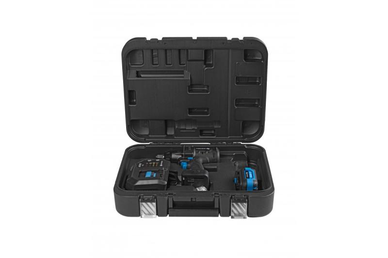 HÖGERT ensemble de clé à chocs sans fil, sans balais, 18V, avec batterie, chargeur.