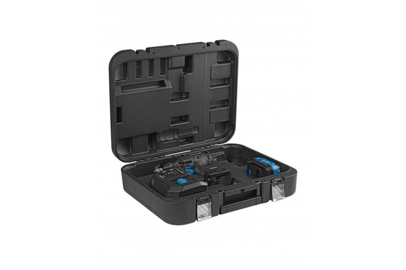 HÖGERT ensemble de clé à chocs sans fil, sans balais, 18V, avec batterie, chargeur.