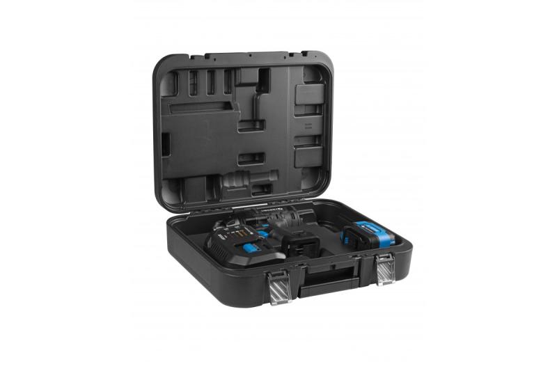 HÖGERT clé à chocs sans fil, sans balais, 1000 Nm, 18V avec batterie, chargeur.