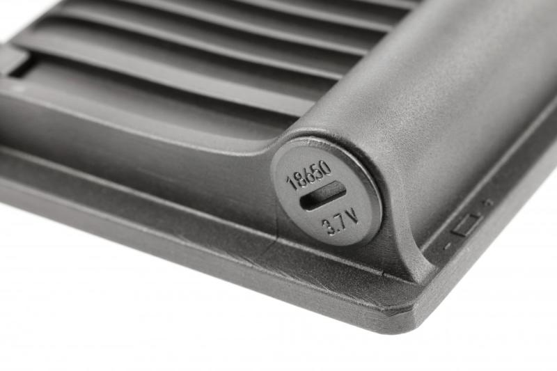 Lumière d'inondation solaire LUMOS II, LED, 2000lm, 6400K, 2600mAh remplaçable, IP65, noir