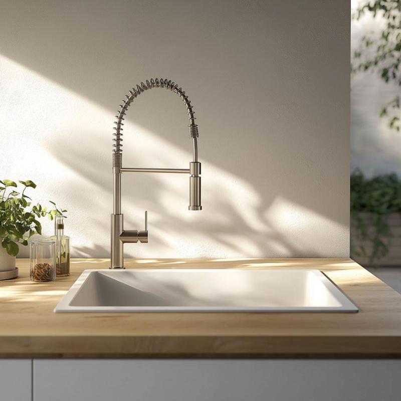 Ausmann Ceramic Ember Évier en céramique blanc - Montage en surface et sous plan 54 x 40 cm avec bouchon en inox 1208970508