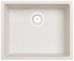 Bac à sable blanc crème 50x40 cm pour montage sous plan, sur plan et à fleur avec bouchon blanc 1208970546