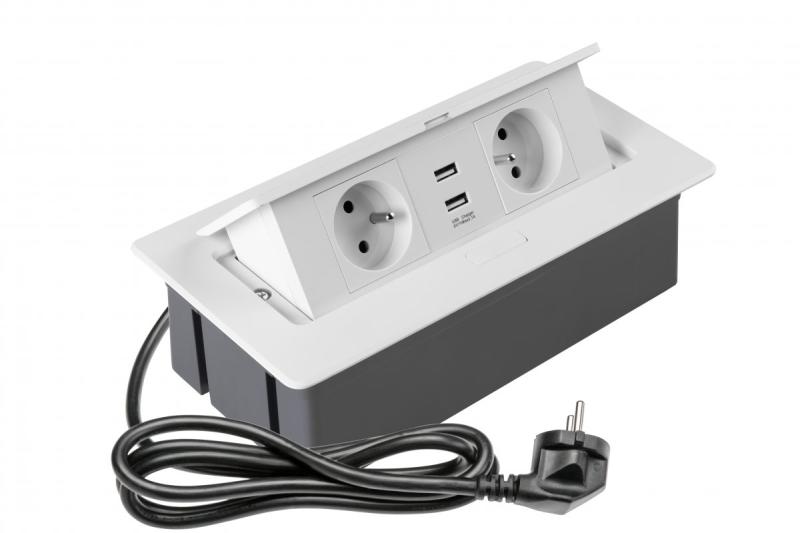 Module de prises extensible souple.