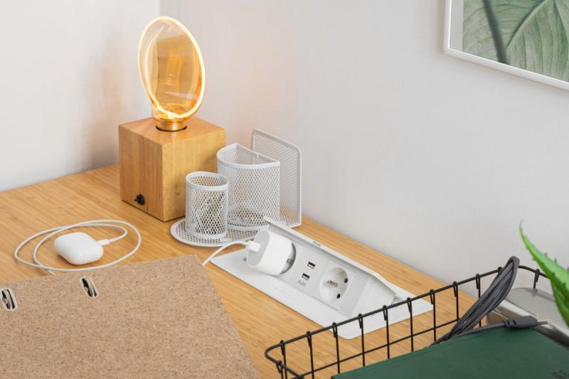 Module de prises extensible souple.