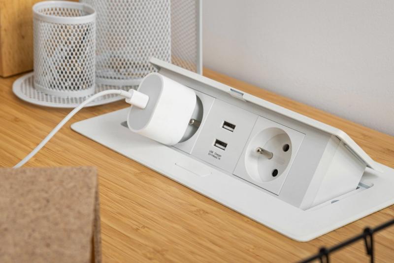 Module de prises extensible souple.