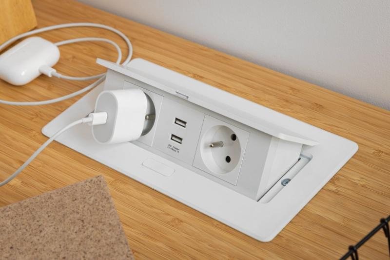 Module de prises extensible souple.