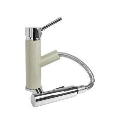 Graniteland Ceres Robinet de cuisine Beige sable avec Bec Extractible et Douchette à Deux Fonctions 1208970708