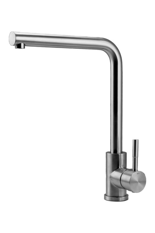 Pure.Sink Prestige Ensemble combiné évier en inox 50x40 cm avec robinet de cuisine en inox 1208970762