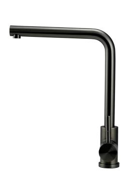 Pure.Sink Prestige Ensemble combiné évier en métal noir 50x40 cm avec robinet de cuisine en métal noir 1208970763