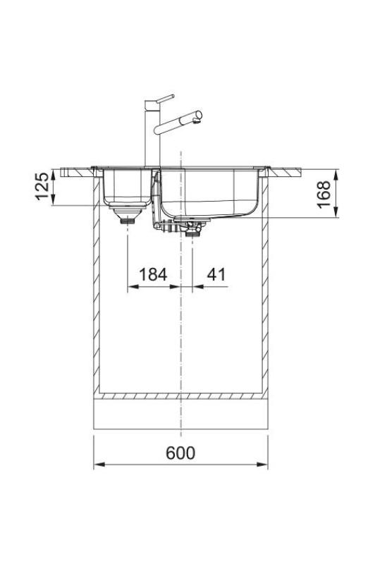 Franke Spark SKX 660 1,5 Évier en inox réversible Montage en surface 62x49cm 101.0714.455
