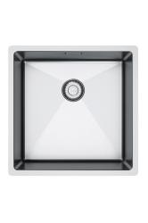 Franke Bolero Plus New R10 B2X 210-40-40 Évier en inox Installation à fleur, sous-plan et surplan 40x40 cm 127.0728.976