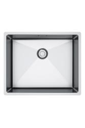 Franke Bolero Plus New R10 B2X 210-50-40 Évier en inox pour installation encastrée, sous plan et sur plan 50x40 cm 127.0728.977