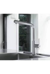 Franke Maris Slim L Robinet de Cuisine avec Bec Pivotant Noir 115.0728.391