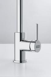 Franke Lina L Robinet de cuisine avec bec pivotant Chrome 115.0693.230
