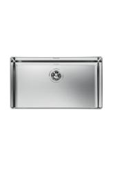 Évier en inox Foster Phantom Slimline 71x40cm Sous-plan pour plans de travail en céramique 1208971121