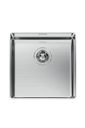 Évier Foster Phantom Slimline en inox 40x40cm Sous-structure pour plans de travail en céramique 1208971123