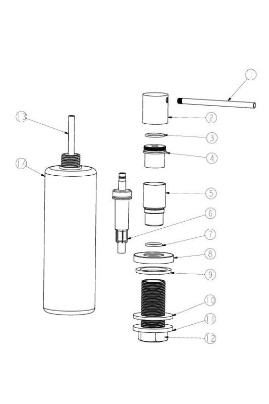 Distributeur de savon encastré Ausmann Lirio Or, rechargeable par le haut 1208971199