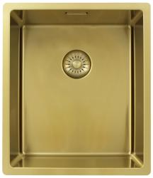 Pure.Sink Exclusivo Évier d'or 34x40 cm rayon de 10mm sous-évier, montage à fleur et montage en surface PEX3440-60