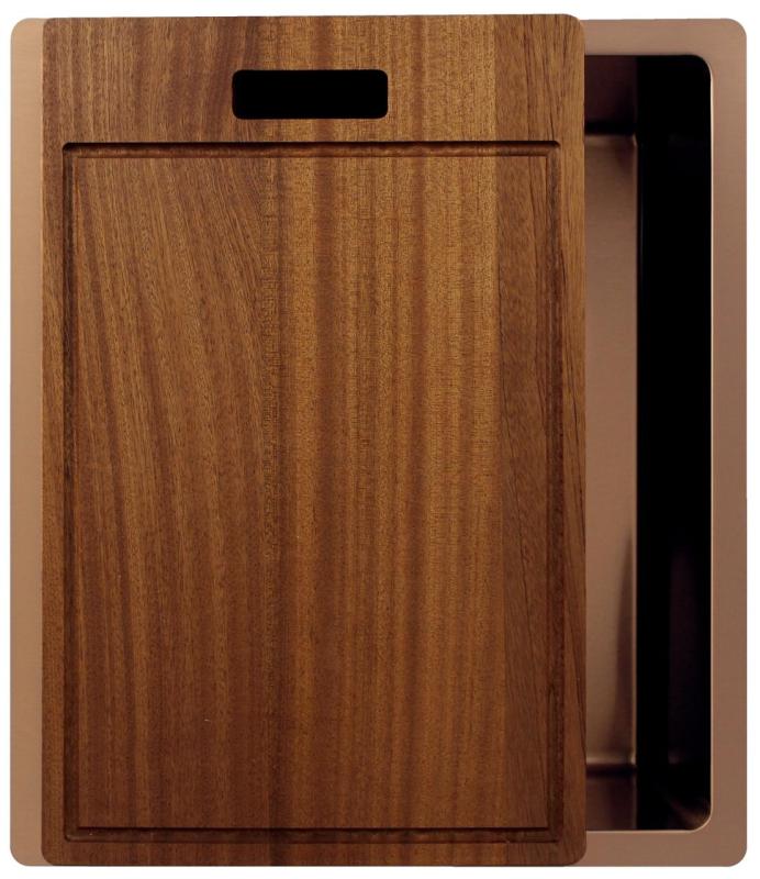 Pure.Sink Exclusivo Évier en cuivre 34x40 cm rayon 10mm sous-montage, montage à fleur et montage en surface PEX3440-62