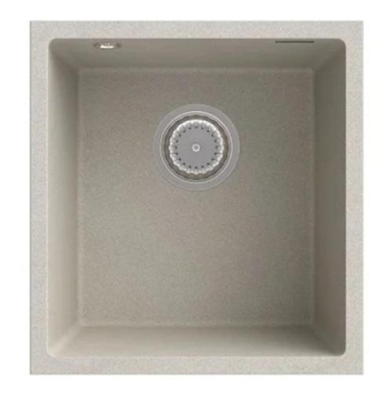 Graniteland Miniva Évier en Granit Beige sous plan 385x410 mm 1208971451