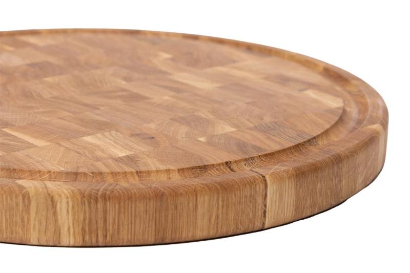 Woodsea Woodstone Oak rond - Planche à découper ronde en chêne Ø42cm 1208971525