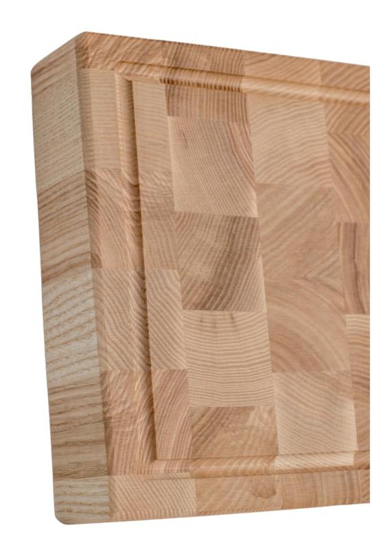 Woodsea Woodstone Ash S - Planche à découper carrée en bois d'Essen 20x20cm 1208971526