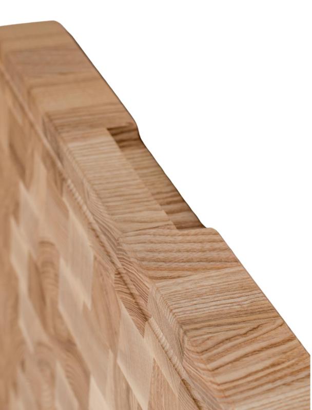 Woodsea Woodstone Ash S - Planche à découper carrée en bois d'Essen 20x20cm 1208971526