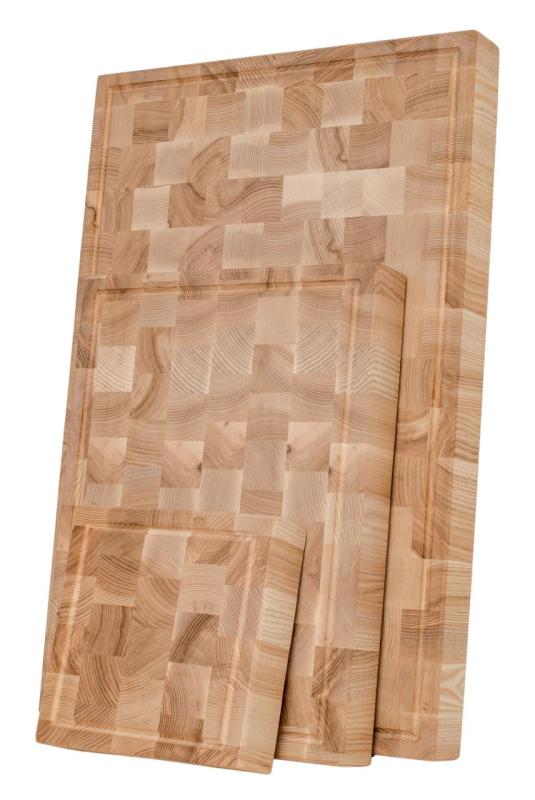 Woodsea Woodstone Ash S - Planche à découper carrée en bois d'Essen 20x20cm 1208971526