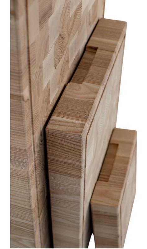 Woodsea Woodstone Ash M - Planche à découper en bois d'Essen 30x40cm 1208971527