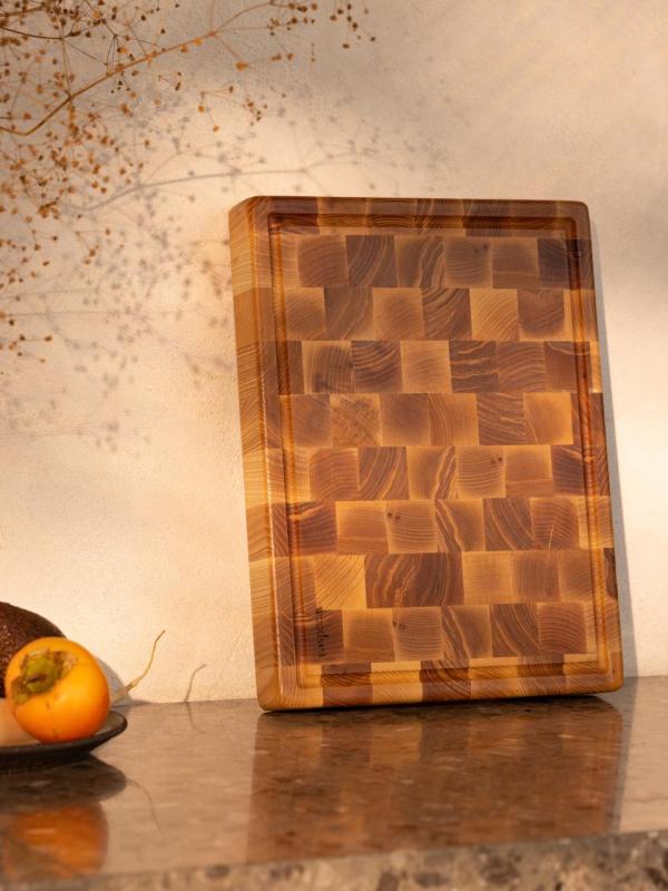 Woodsea Woodstone Ash L - Planche à découper en bois d'Essen 40x60cm 1208971528