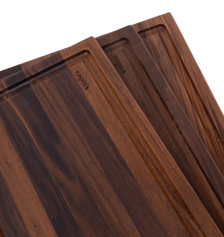 Woodsea Butcher Groove M - Planche à découper en noyer avec rigole à jus 50x38 cm 1208971535