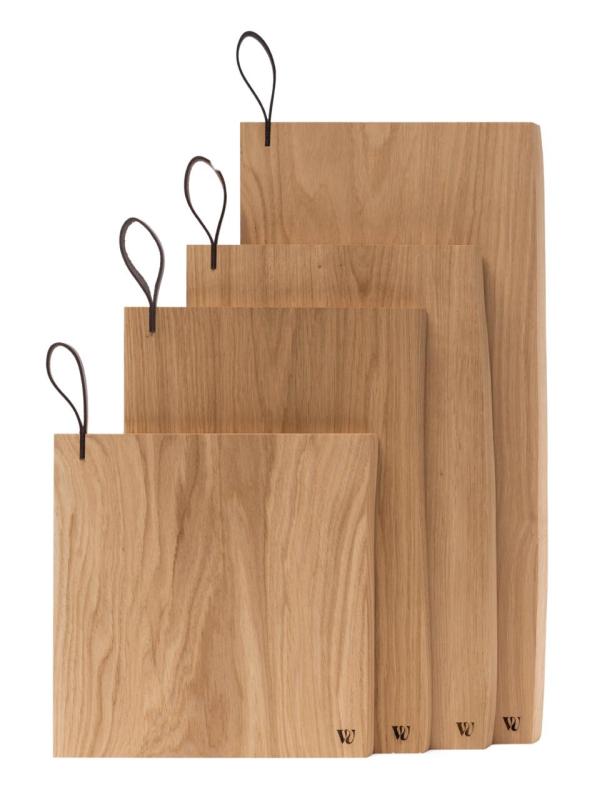 Woodsea Chop-Chop Oak XL - Planche à découper en chêne 50x24cm avec poignée en cuir 1208971542