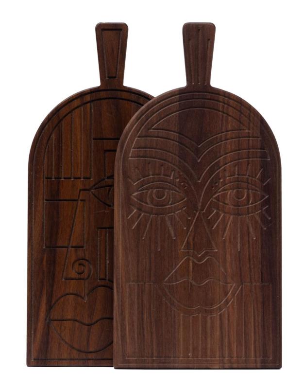 Masque Woodsea Noyer - Planche à découper et à servir en noyer 38x19 cm 1208971561